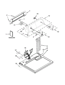 Top And Console Parts parts for Inglis Dryer YIED4671EW1 from AppliancePartsPros.com