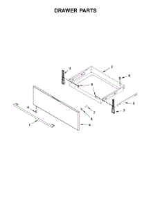 Drawer Parts parts for Ikea Electric Range YIEL730CS1 from AppliancePartsPros.com