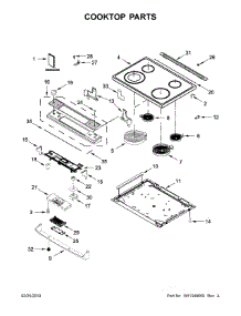 Cooktop Parts parts for Ikea Electric Range YIEL730CS2 from AppliancePartsPros.com