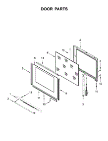 Door Parts parts for Ikea Electric Range YIEL730CS2 from AppliancePartsPros.com
