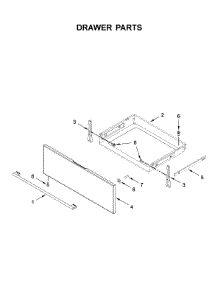Drawer Parts parts for Ikea Electric Range YIEL730CS2 from AppliancePartsPros.com