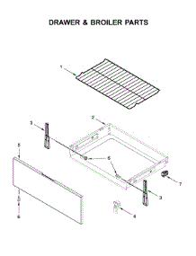 Drawer & Broiler Parts parts for Ikea Electric Range YIER660GS0 from AppliancePartsPros.com