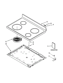 Cooktop Parts parts for Ikea Electric Range YIES350XW2 from AppliancePartsPros.com