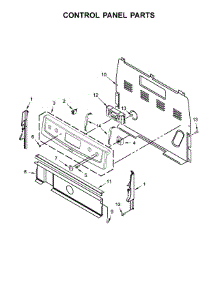 Control Panel Parts parts for Ikea Electric Range YIES350XW4 from AppliancePartsPros.com
