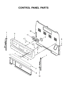 Control Panel Parts parts for Ikea Electric Range YIES360GW0 from AppliancePartsPros.com