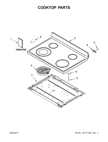 Cooktop Parts parts for Ikea Electric Range YIES426AS1 from AppliancePartsPros.com