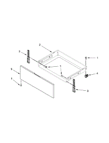Drawer Parts parts for Ikea Electric Range YIES505DS0 from AppliancePartsPros.com