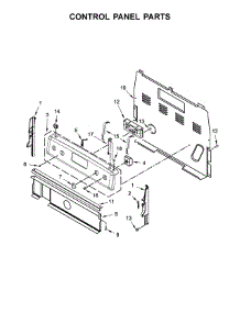 Control Panel Parts parts for Ikea Electric Range YIES505DS1 from AppliancePartsPros.com