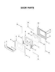 Door Parts parts for Ikea Electric Range YIES790GS0 from AppliancePartsPros.com