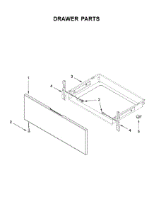 Drawer Parts parts for Ikea Electric Range YIES790GS0 from AppliancePartsPros.com