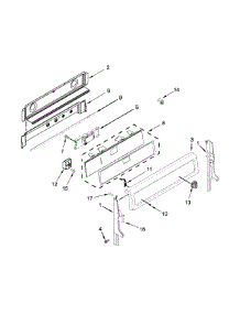 Control Panel Parts parts for Ikea Electric Range YIES900DS02 from AppliancePartsPros.com