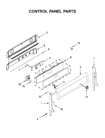 Control Panel Parts parts for Ikea Electric Range YIES900DS04 from AppliancePartsPros.com