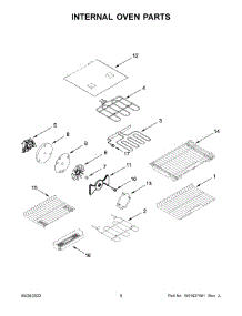 Internal Oven Parts parts for Kitchenaid Electric Range YKFID500ESS5 from AppliancePartsPros.com