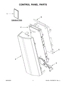 Control Panel Parts parts for Kitchenaid Microwave/Hood Combo YKMHP519ES05 from AppliancePartsPros.com