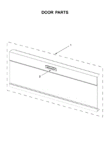 Door Parts parts for Kitchenaid Microwave/Hood Combo YKMLS311HBS6 from AppliancePartsPros.com
