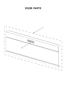 Door Parts parts for Kitchenaid Microwave/Hood Combo YKMLS311HBS7 from AppliancePartsPros.com