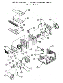 Chassis Parts parts for Friedrich Room Air Conditioner YL24J35C-B from AppliancePartsPros.com