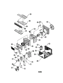 Chassis parts for Friedrich Room Air Conditioner YL24J35D-A from AppliancePartsPros.com