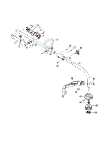 Handle / Drive Shaft / Shield parts for Mtd Gas Line Trimmer YM20CS from AppliancePartsPros.com