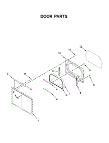 Door Parts parts for Maytag Dryer YMED7230HC0 from AppliancePartsPros.com
