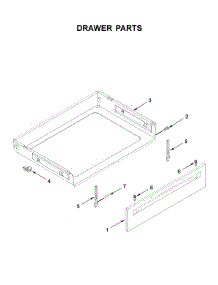 Drawer Parts parts for Maytag Electric Range YMER6600FB2 from AppliancePartsPros.com