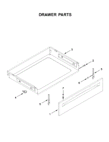 Drawer Parts parts for Maytag Electric Range YMER6600FW2 from AppliancePartsPros.com