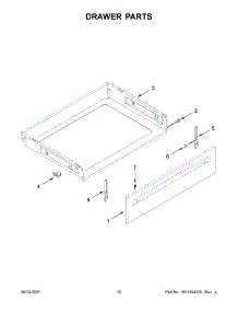 Drawer Parts parts for Maytag Electric Range YMER6600FW3 from AppliancePartsPros.com