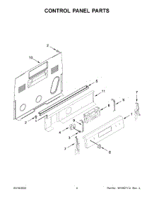 Control Panel Parts parts for Maytag Electric Range YMER6600FW5 from AppliancePartsPros.com