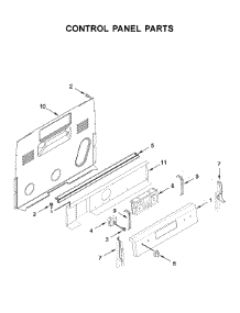 Control Panel Parts parts for Maytag Electric Range YMER6600FZ2 from AppliancePartsPros.com
