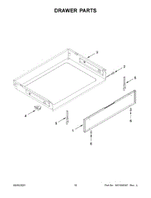 Drawer Parts parts for Maytag Electric Range YMER6600FZ3 from AppliancePartsPros.com
