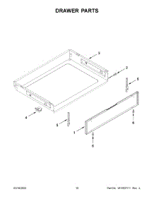 Drawer Parts parts for Maytag Electric Range YMER6600FZ5 from AppliancePartsPros.com