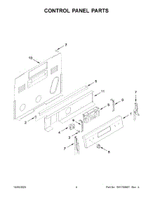 Control Panel Parts parts for Maytag Electric Range YMER6600FZ6 from AppliancePartsPros.com