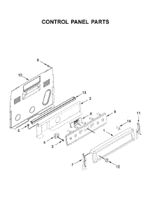 Control Panel Parts parts for Maytag Electric Range YMER8800FW3 from AppliancePartsPros.com