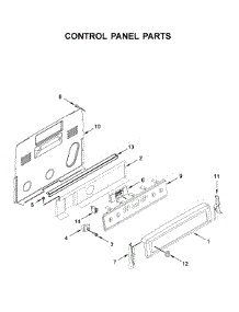 Control Panel Parts parts for Maytag Electric Range YMER8800FZ3 from AppliancePartsPros.com