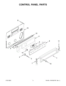 Control Panel Parts parts for Maytag Electric Range YMER8800FZ4 from AppliancePartsPros.com