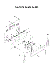 Control Panel Parts parts for Maytag Electric Range YMER8800HK0 from AppliancePartsPros.com