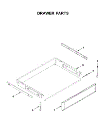 Drawer Parts parts for Maytag Electric Range YMER8800HK0 from AppliancePartsPros.com