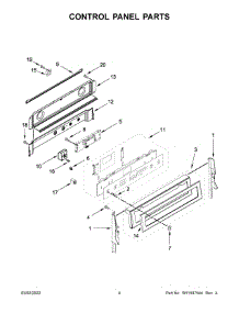 Control Panel Parts parts for Maytag Electric Range YMET8800FZ05 from AppliancePartsPros.com