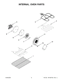 Internal Oven Parts parts for Maytag Electric Range YMET8800FZ05 from AppliancePartsPros.com