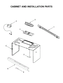Cabinet And Installation Parts parts for Maytag Microwave/Hood Combo YMMV1174FZ2 from AppliancePartsPros.com