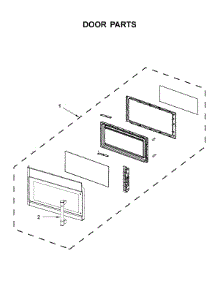 Door Parts parts for Maytag Microwave/Hood Combo YMMV1174FZ3 from AppliancePartsPros.com