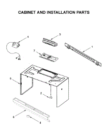 Cabinet And Installation Parts parts for Maytag Microwave/Hood Combo YMMV1174FZ3 from AppliancePartsPros.com