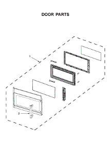 Door Parts parts for Maytag Microwave/Hood Combo YMMV1174HK1 from AppliancePartsPros.com