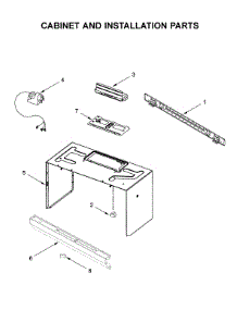 Cabinet And Installation Parts parts for Maytag Microwave/Hood Combo YMMV1174HK1 from AppliancePartsPros.com