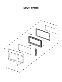 Door Parts parts for Maytag Microwave/Hood Combo YMMV1174HK2 from AppliancePartsPros.com