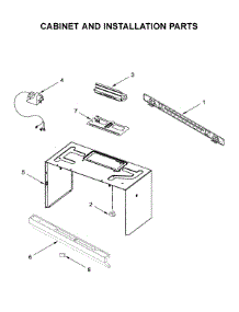 Cabinet And Installation Parts parts for Maytag Microwave/Hood Combo YMMV1174HK2 from AppliancePartsPros.com