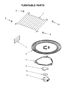 Turntable Parts parts for Maytag Microwave/Hood Combo YMMV4205FZ4 from AppliancePartsPros.com