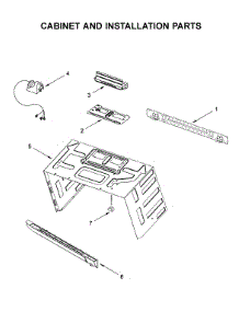 Cabinet And Installation Parts parts for Maytag Microwave/Hood Combo YMMV4206FB5 from AppliancePartsPros.com