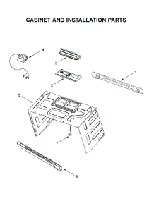 Cabinet And Installation Parts parts for Maytag Microwave/Hood Combo YMMV4206HK1 from AppliancePartsPros.com
