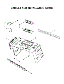 Cabinet And Installation Parts parts for Maytag Microwave/Hood Combo YMMV6190FZ3 from AppliancePartsPros.com